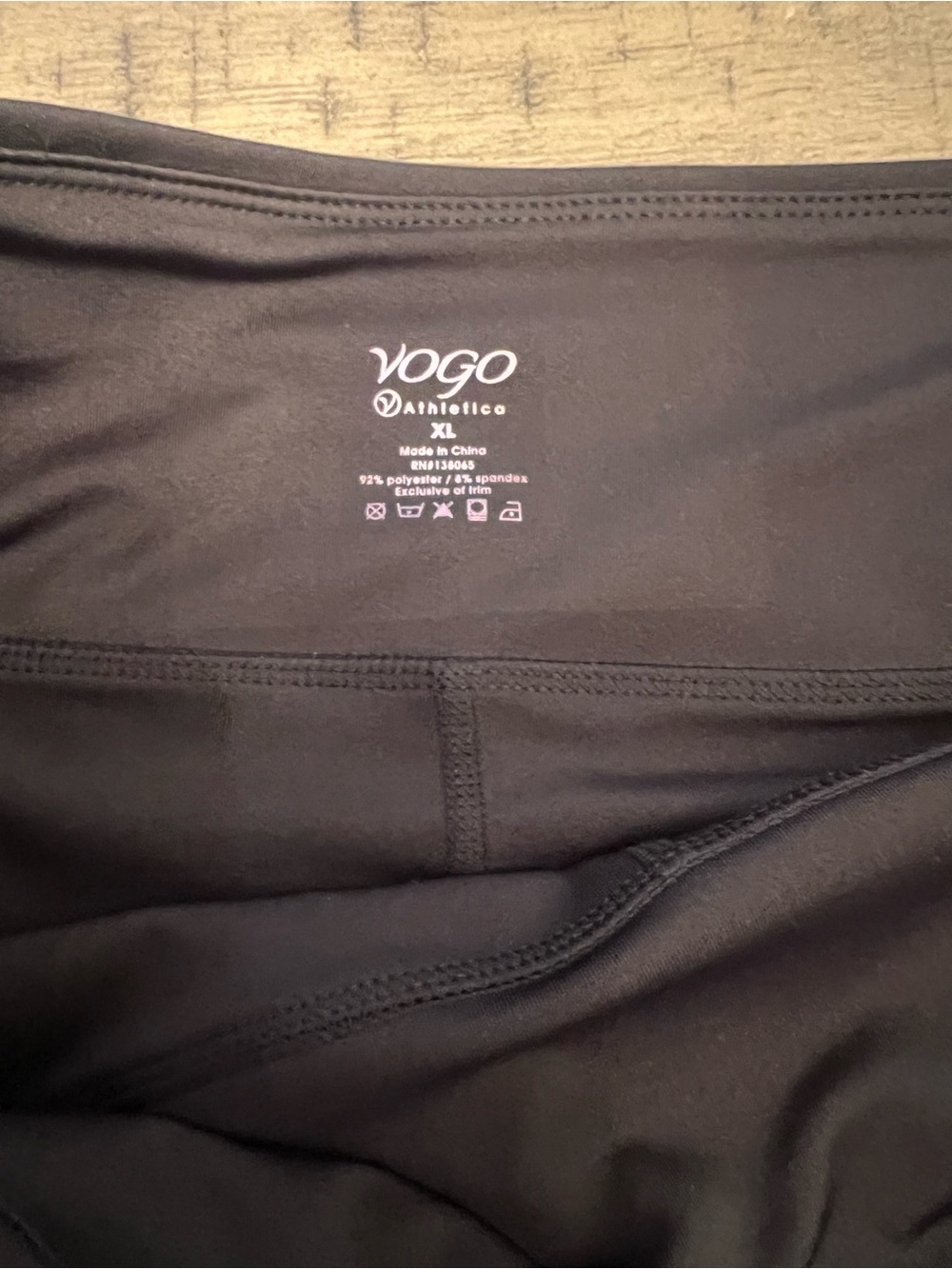 VOGO Athletica Black Pleated Skater Tennis Skirt - Picture 2 of 4
